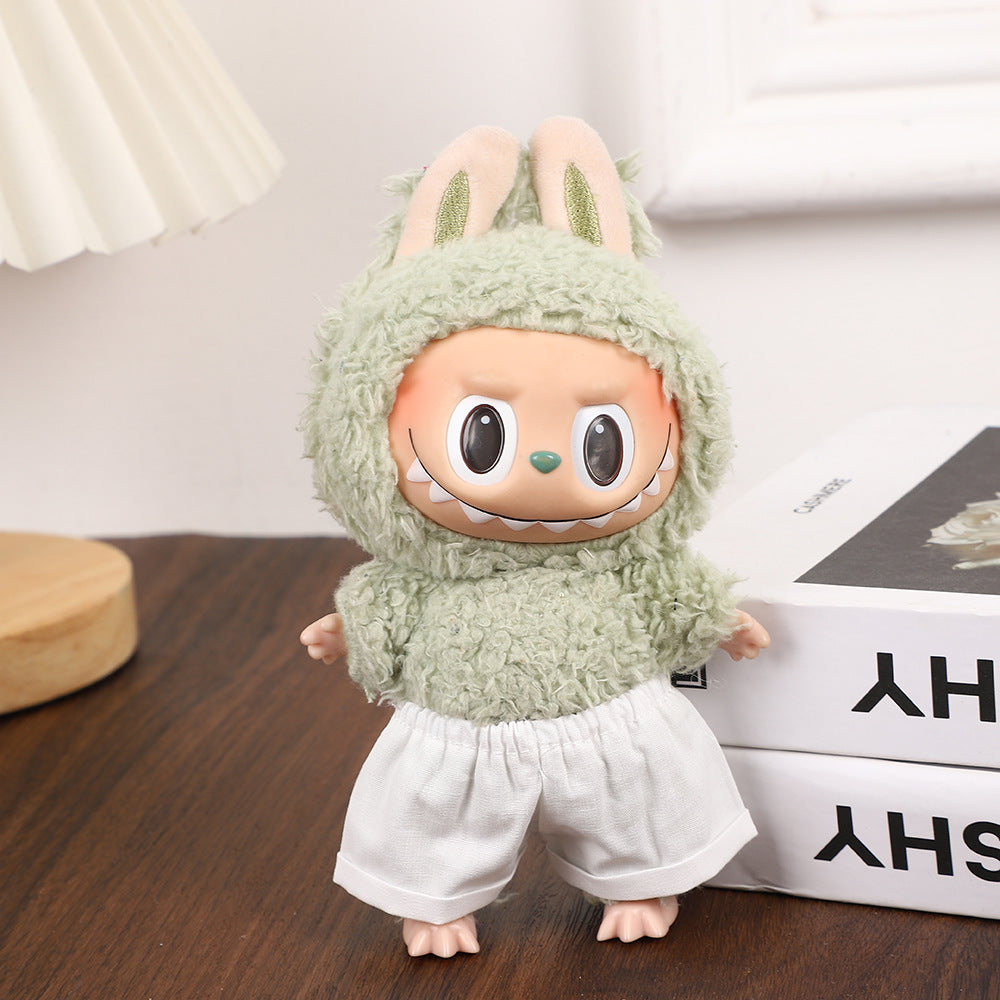 Stylische Handgemachte LABUBU 17 cm Shorts