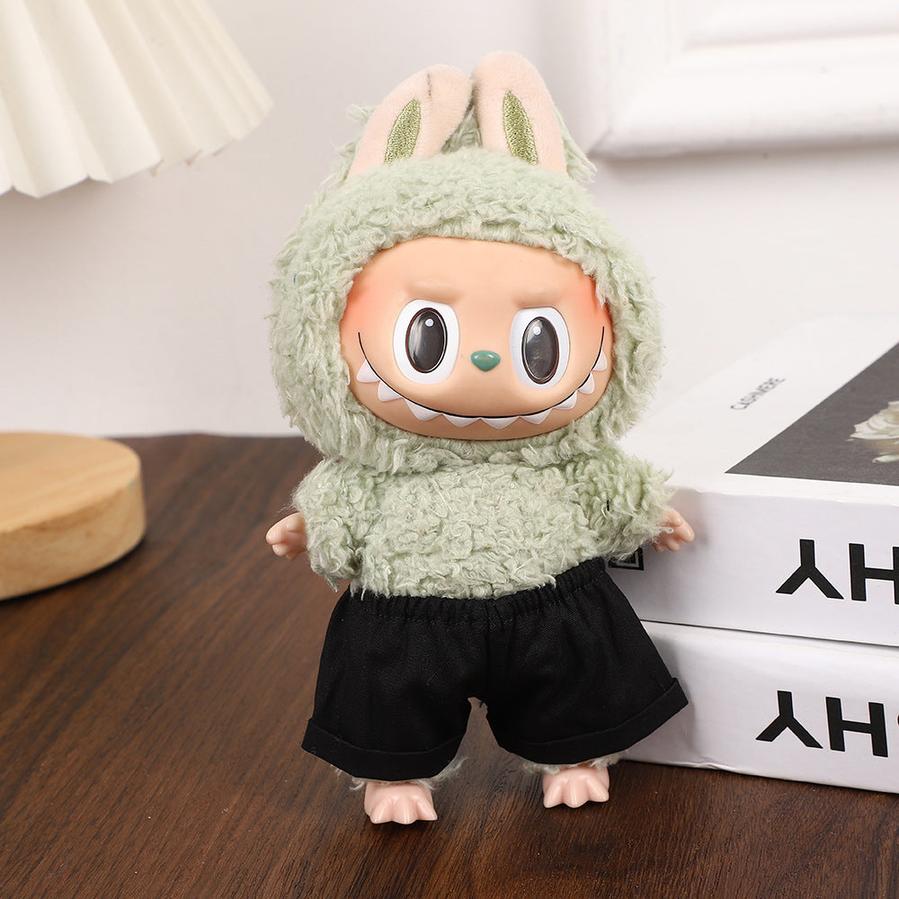 Stylische Handgemachte LABUBU 17 cm Shorts