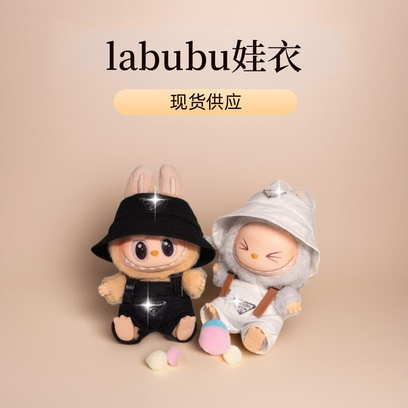 Elegantes Schwarzes Louis Vuitton Kleid für dein Labubu Monster – Luxus trifft auf Cutie-Faktor!