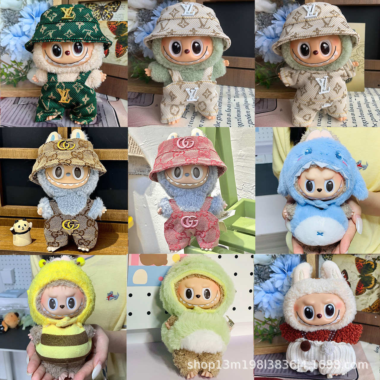 Labubu Mode 17cm: Exklusive Kleidung für deine Puppe